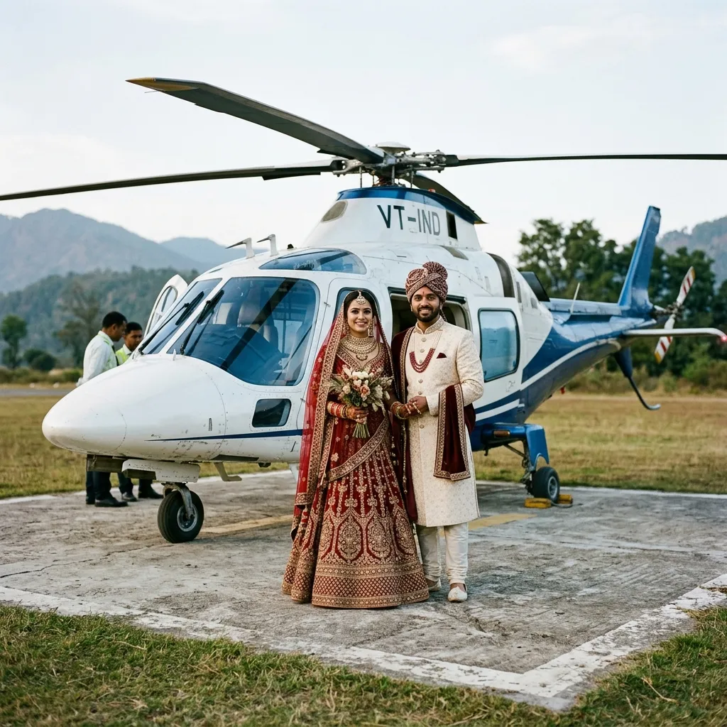 Wedding Helicopter